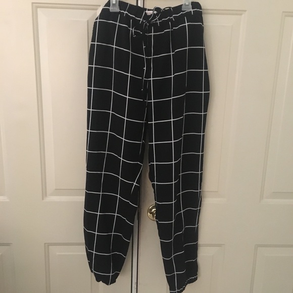 black jogger dress pants womens